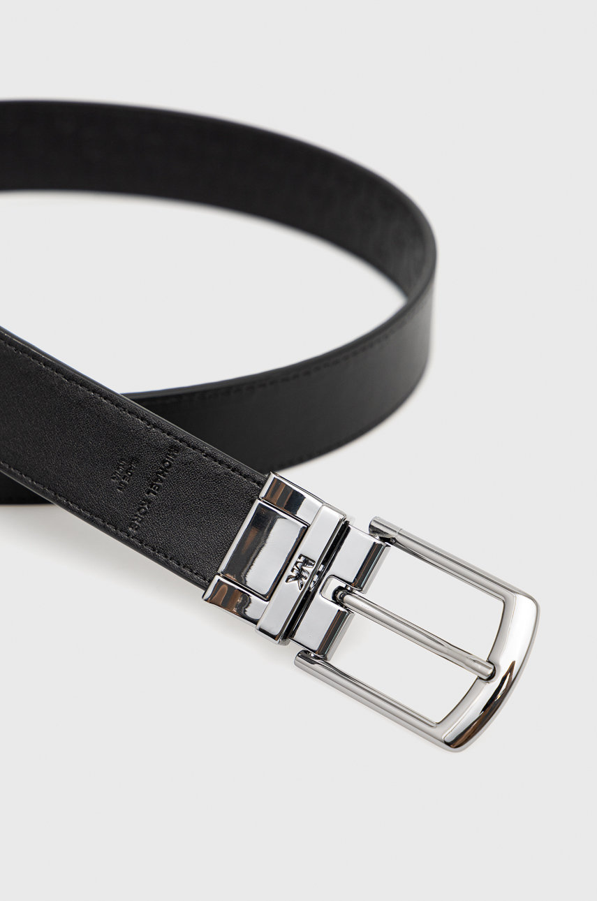 Кожаный ремень Michael Kors мужской цвет чёрный | ANSWEAR.ua