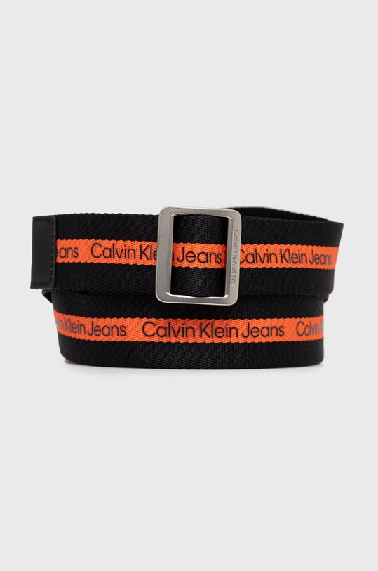 Ремень Calvin Klein Jeans мужской цвет оранжевый | ANSWEAR.ua