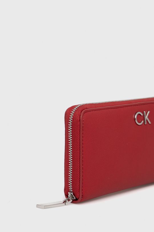 Calvin Klein portfel ostry czerwony
