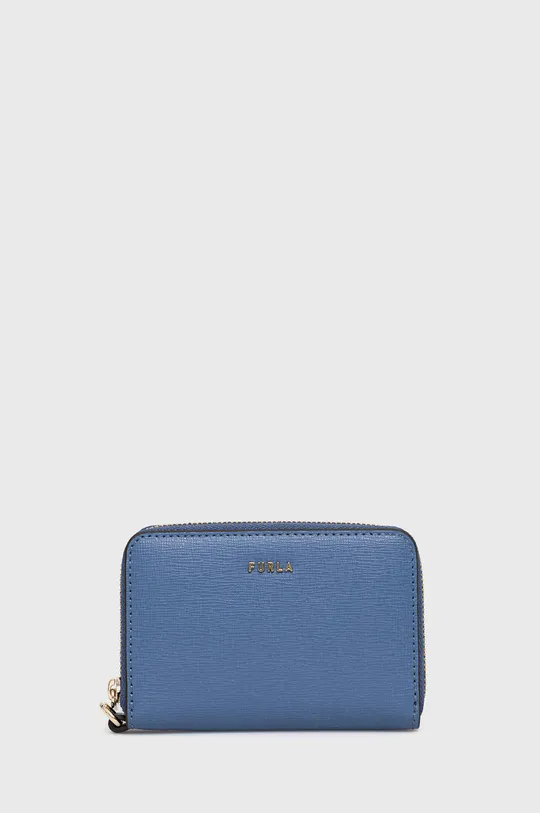 modrá Kožená peňaženka Furla Dámsky