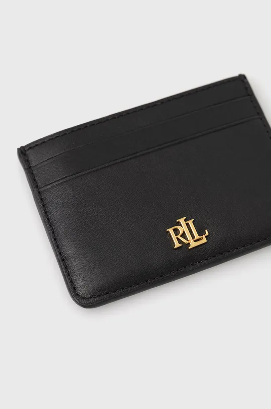 Lauren Ralph Lauren portacarte in pelle nero