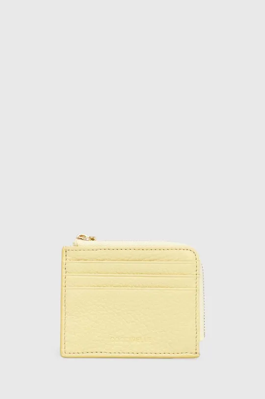 жовтий Шкіряний гаманець Coccinelle Жіночий