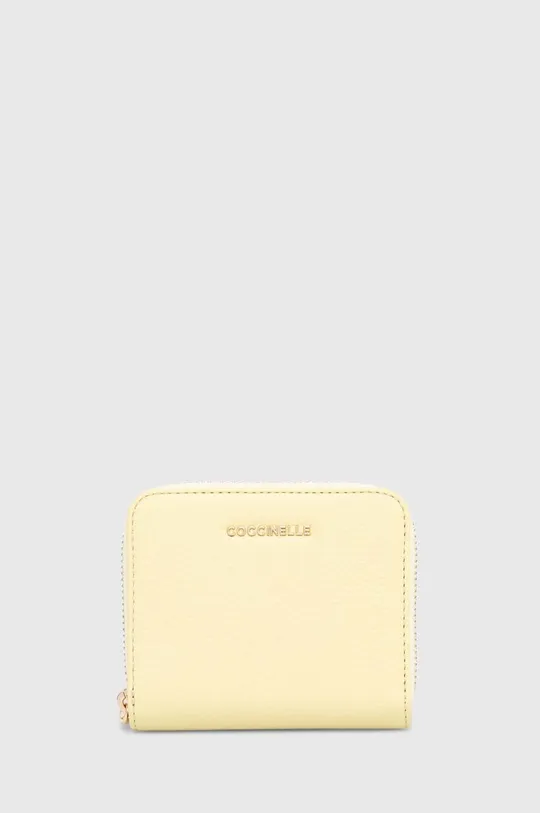 жовтий Шкіряний гаманець Coccinelle Жіночий
