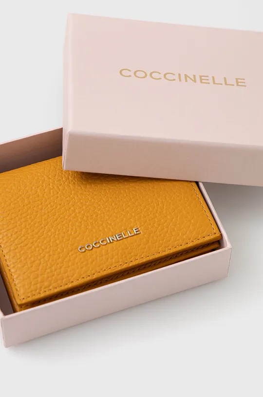 помаранчевий Шкіряний гаманець Coccinelle
