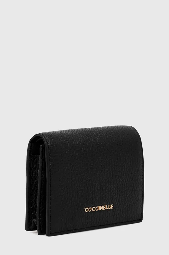 Kožni novčanik Coccinelle crna
