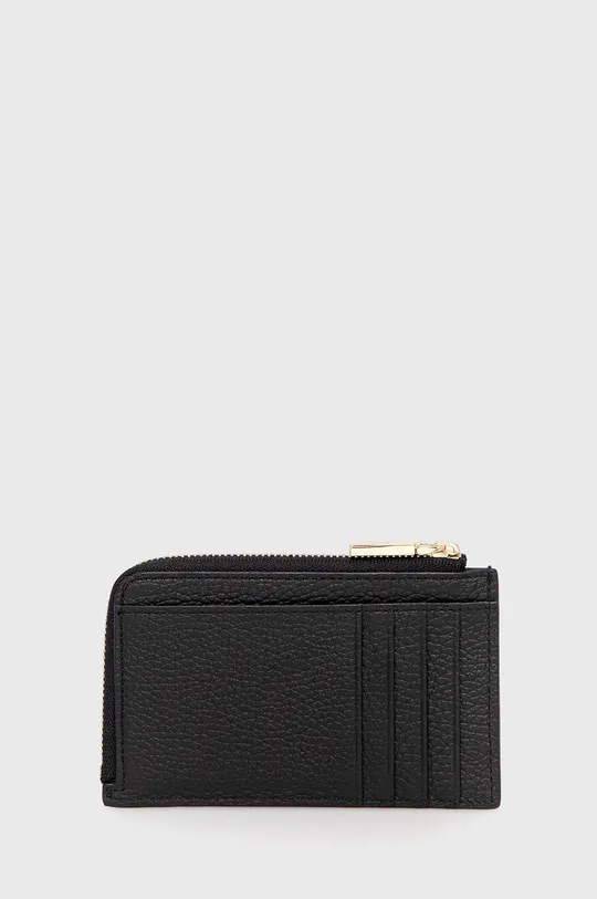 Шкіряний гаманець Coccinelle чорний