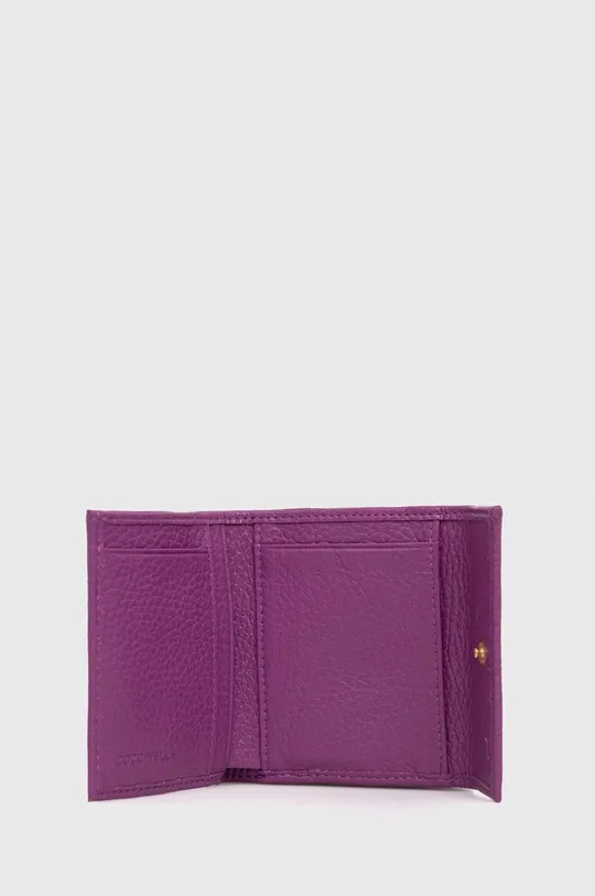 фіолетовий Шкіряний гаманець Coccinelle