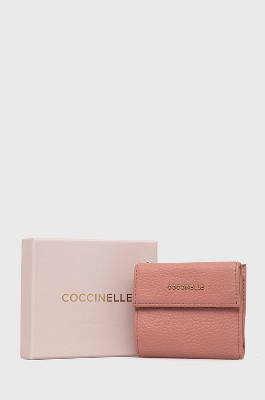 розовый Кожаный кошелек Coccinelle