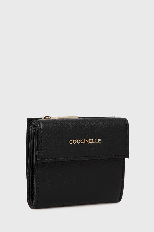 Kožni novčanik Coccinelle crna