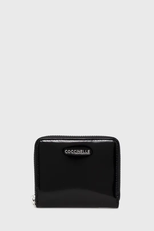 чорний Шкіряний гаманець Coccinelle Жіночий