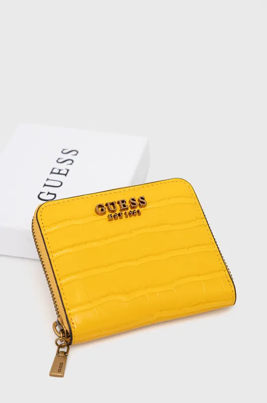 żółty Guess portfel