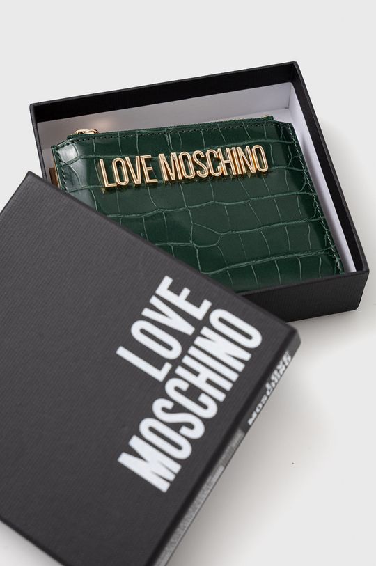 zelená Peněženka Love Moschino