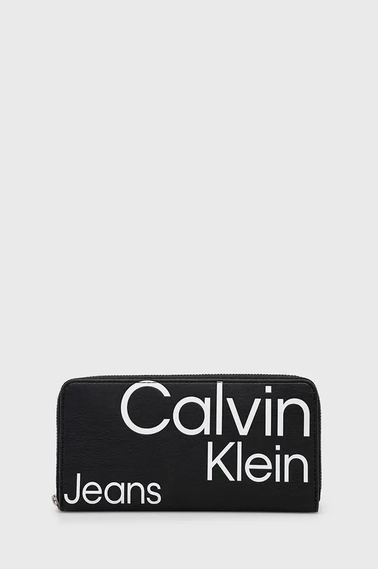 czarny Calvin Klein Jeans portfel Damski