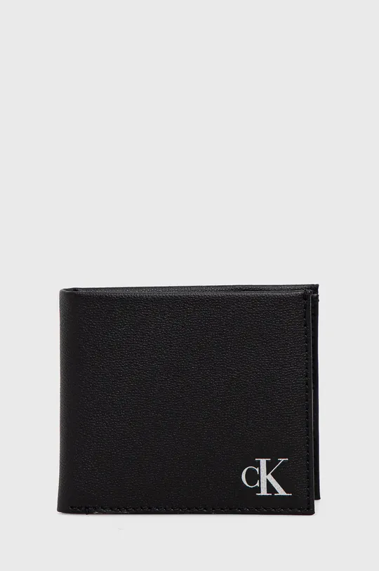 μαύρο Δερμάτινο πορτοφόλι Calvin Klein Jeans Γυναικεία