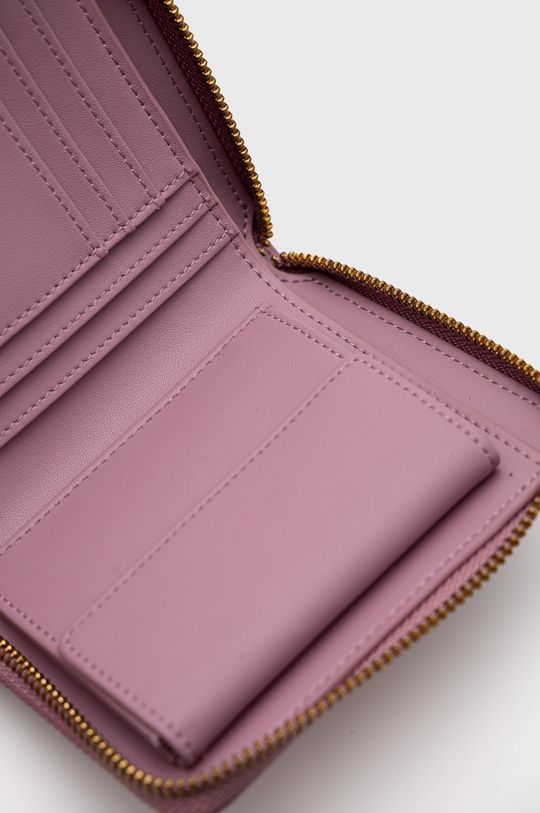 różowy Pinko portfel skórzany