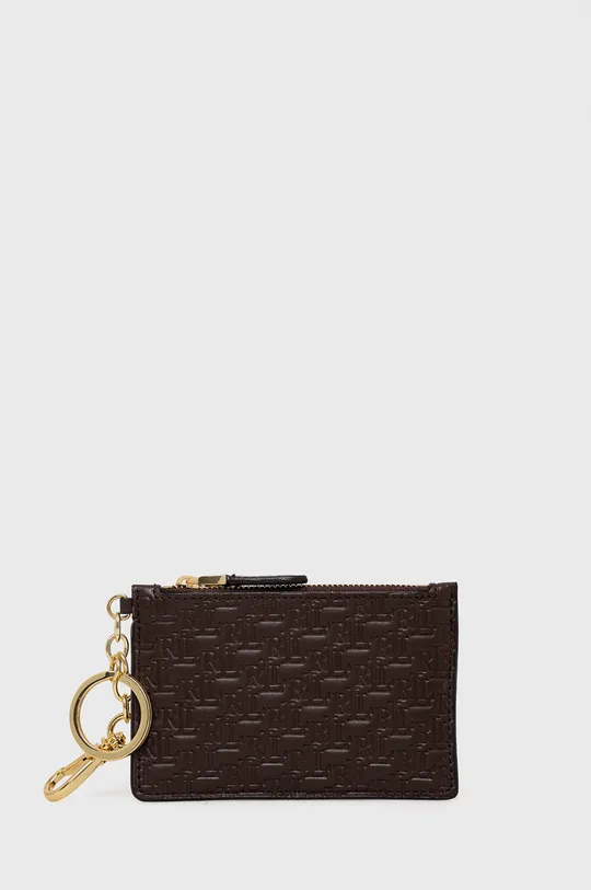 коричневий Шкіряний гаманець Lauren Ralph Lauren Жіночий