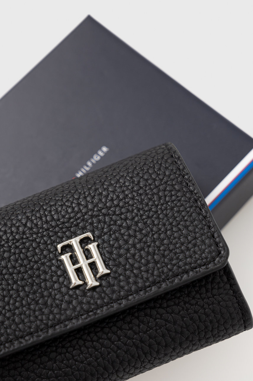 Tommy Hilfiger portfel damski kolor czarny | Answear.com
