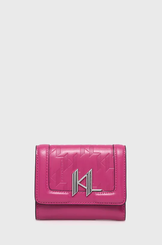 ružová Kožená peňaženka Karl Lagerfeld Dámsky