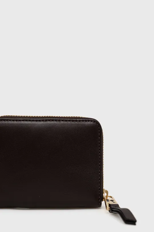 Kožená peňaženka Karl Lagerfeld hnedá