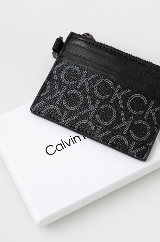 črna Etui za kartice Calvin Klein