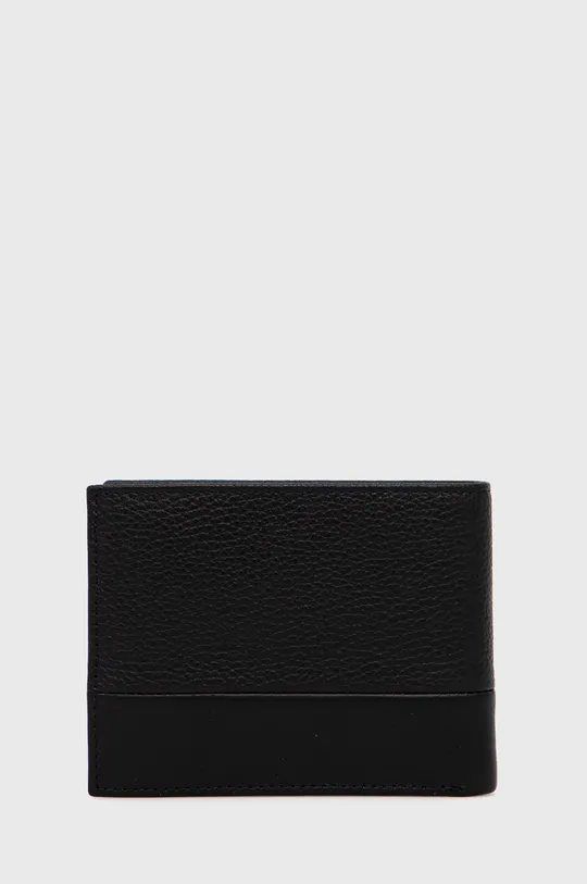 Kožená peňaženka Calvin Klein čierna