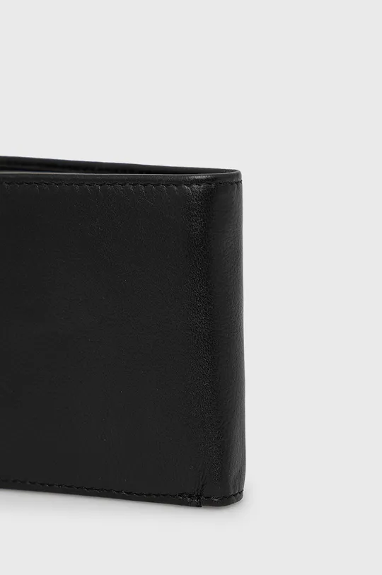 Kožená peňaženka Guess čierna