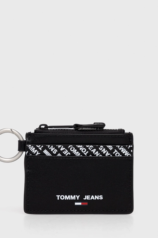 čierna Kožená peňaženka Tommy Jeans Pánsky