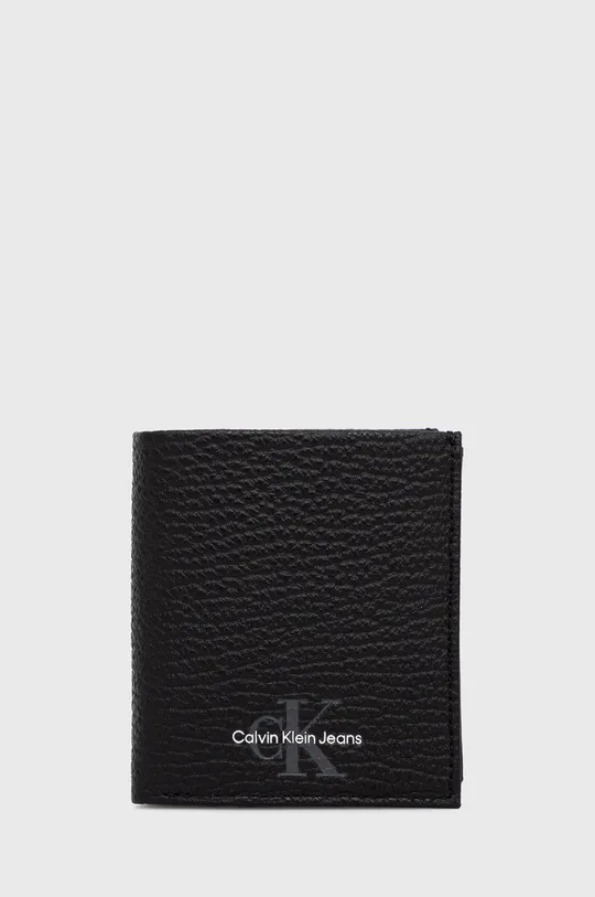 чёрный Кожаный кошелек Calvin Klein Jeans Мужской