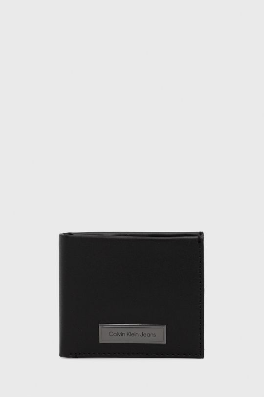 černá Kožená peněženka Calvin Klein Jeans Pánský
