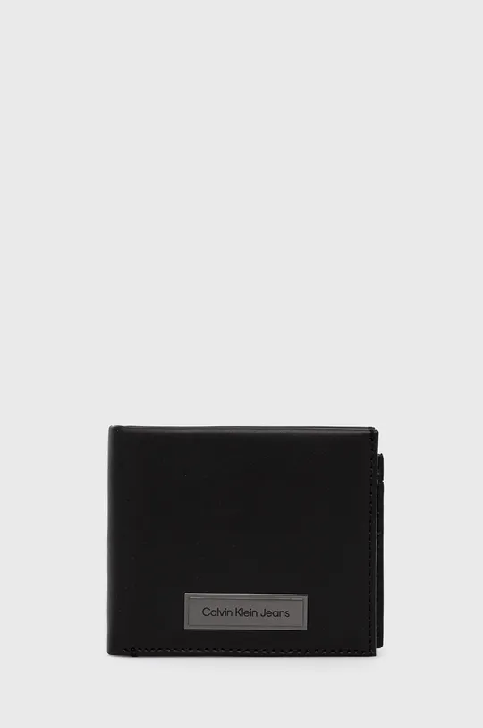 črna Usnjena denarnica Calvin Klein Jeans Moški