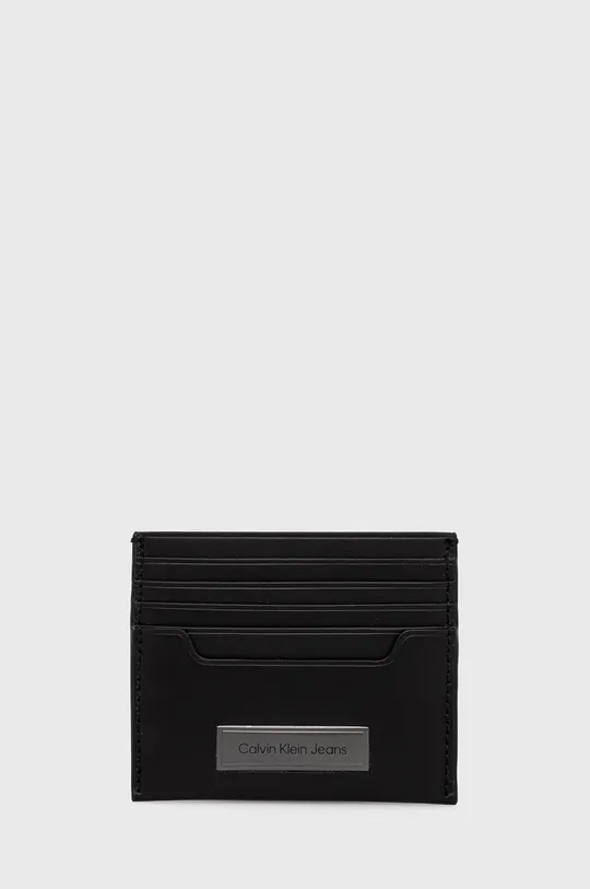 чёрный Кожаный чехол на карты Calvin Klein Jeans Мужской