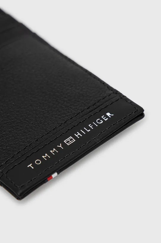 μαύρο Δερμάτινη θήκη για κάρτες Tommy Hilfiger