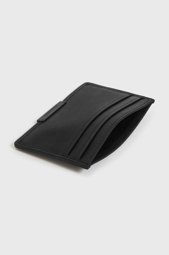 AllSaints etui na karty skórzane DOVE CARDHOLDER czarny