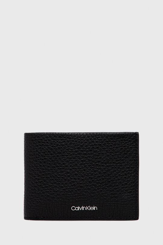 negru Calvin Klein portofel de piele De bărbați