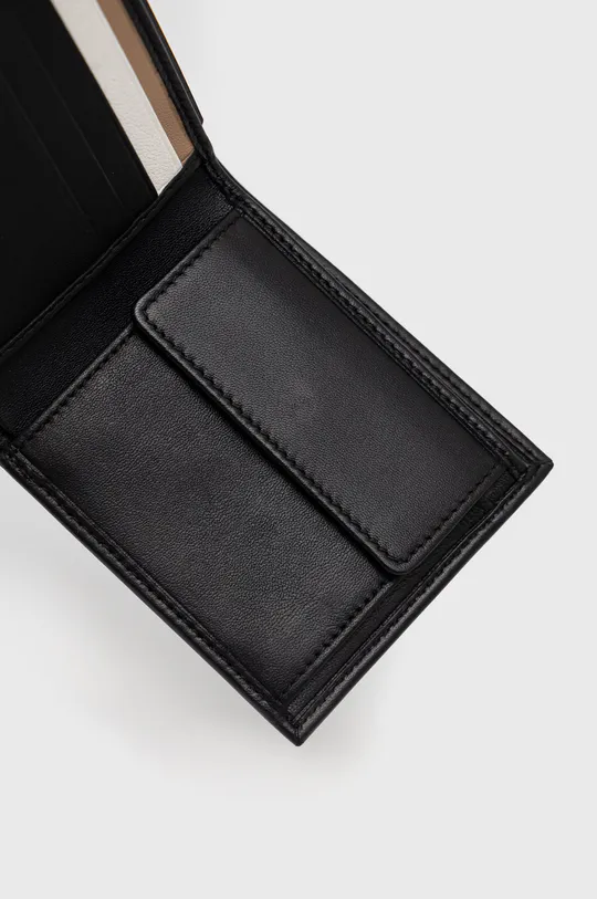 Шкіряний гаманець BOSS  Основний матеріал: 100% Овеча шкіра Підкладка: 100% Поліестер