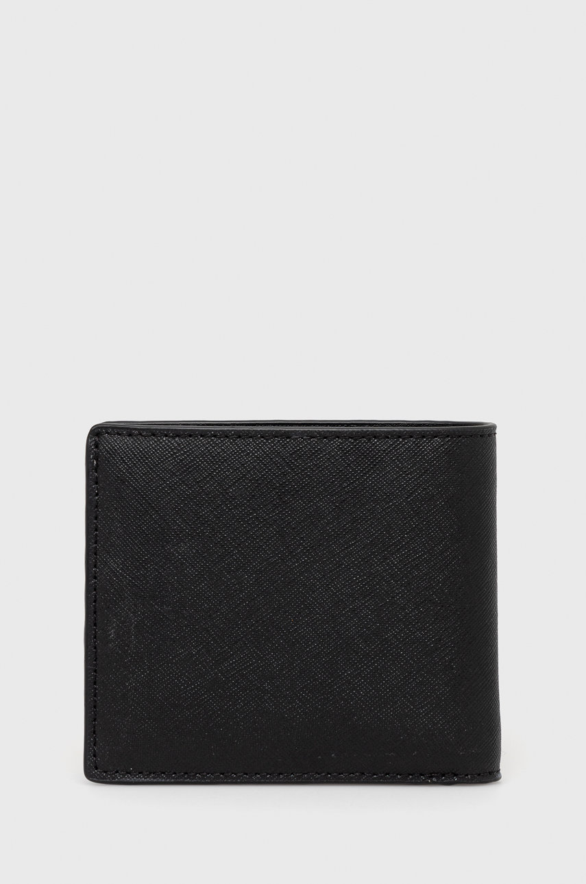 Кожаный кошелек Michael Kors мужской цвет чёрный | ANSWEAR.ua