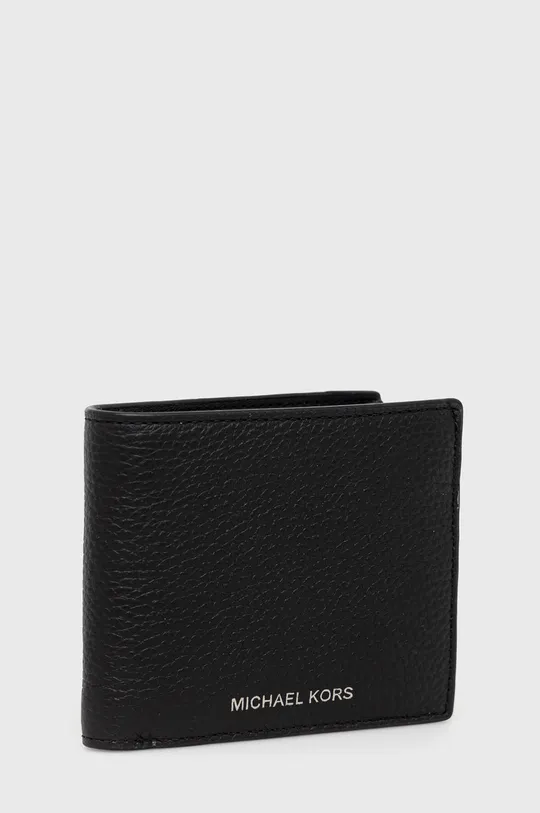 Kožená peňaženka Michael Kors čierna