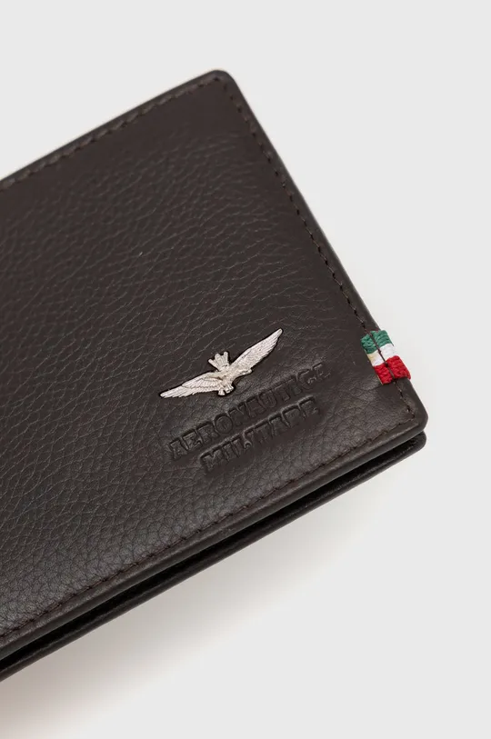 Kožená peňaženka Aeronautica Militare  100% Prírodná koža