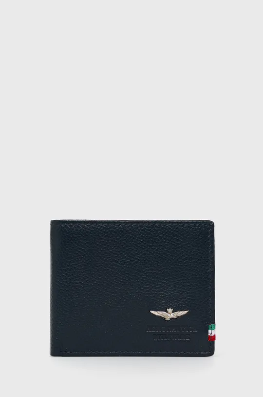 mornarsko modra Usnjena denarnica Aeronautica Militare Moški