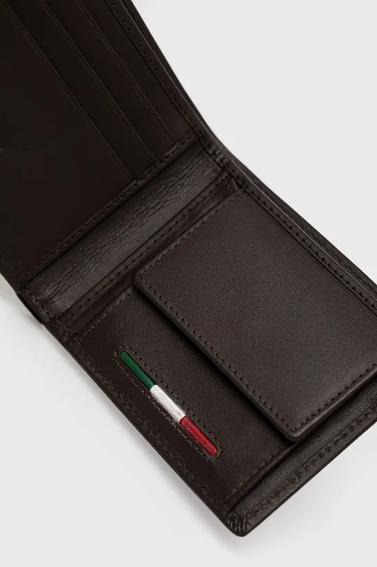 Шкіряний гаманець Aeronautica Militare Основний матеріал: 100% Натуральна шкіра Підкладка: 100% Поліестер
