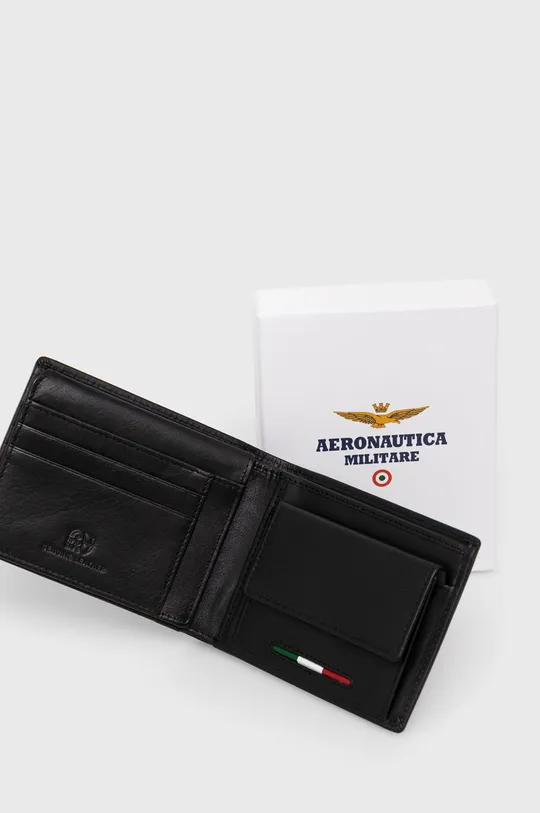 Kožená peňaženka Aeronautica Militare Pánsky