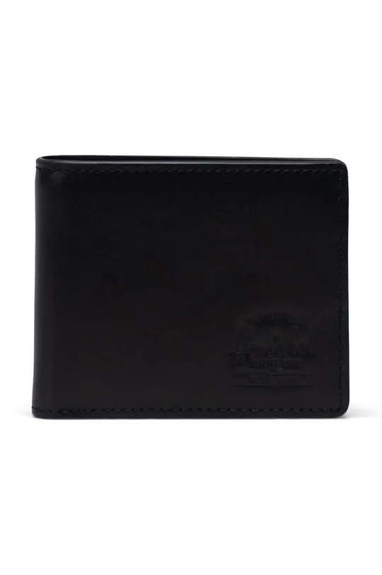 črna Usnjena denarnica Herschel Unisex