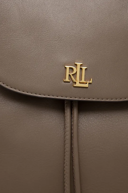 Kožený ruksak Lauren Ralph Lauren  Základná látka: Prírodná koža Podšívka: 100% Polyester