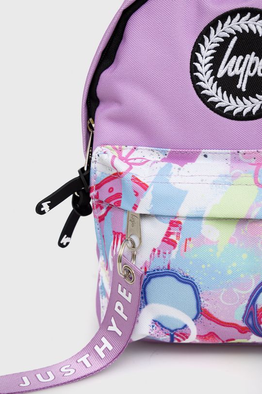 Hype plecak dziecięcy Lilac Graffiti Mini Twlg-941  100 % Poliester