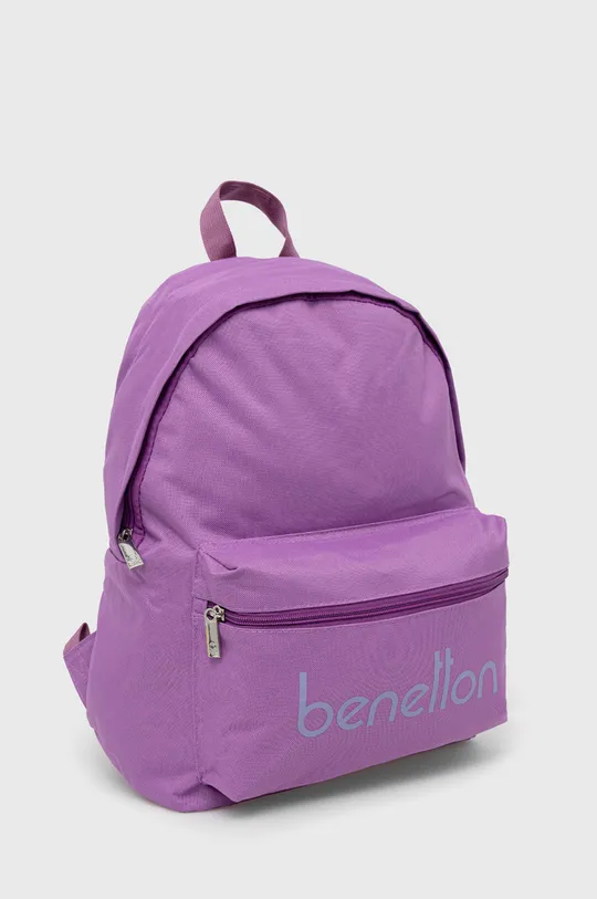 Detský ruksak United Colors of Benetton fialová