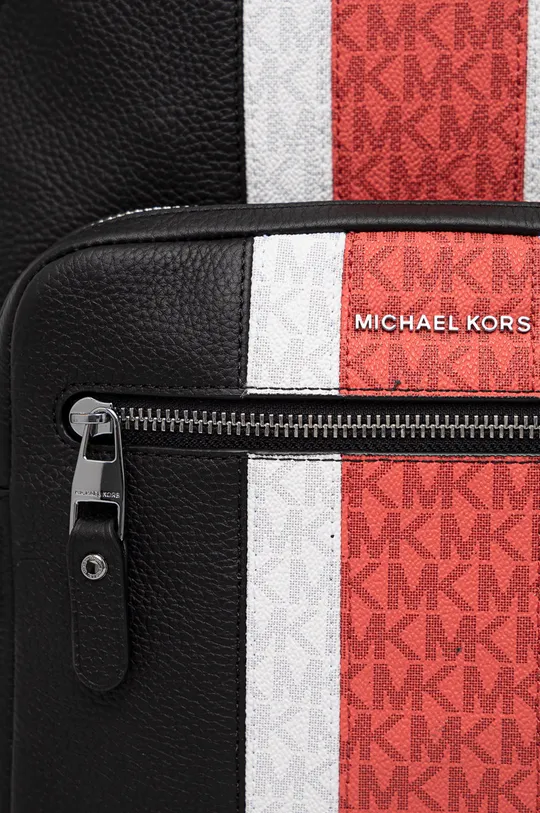 чёрный Кожаный рюкзак Michael Kors