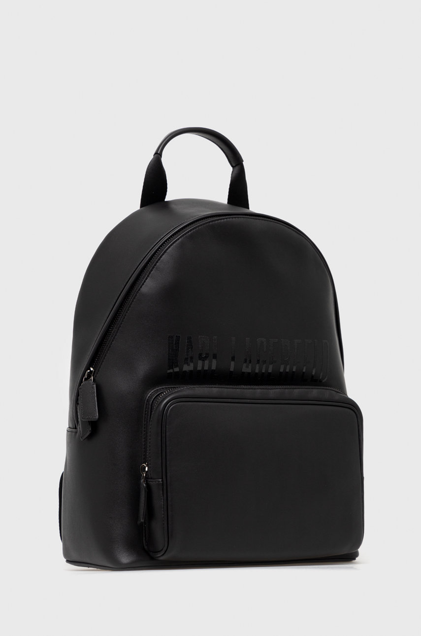Рюкзак Karl Lagerfeld мужской цвет чёрный большой с принтом | ANSWEAR.ua