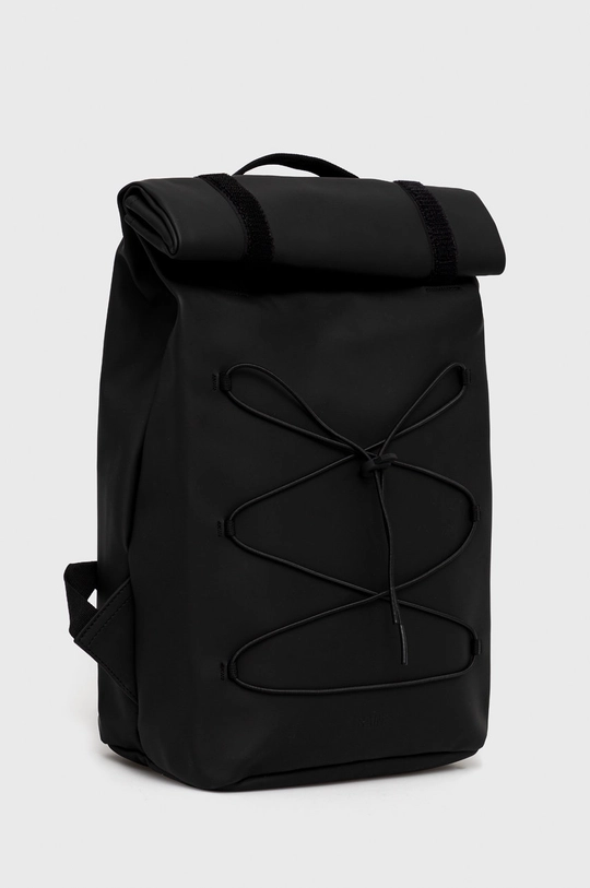 Nahrbtnik Rains 13640 Velcro Rolltop Backpack črna