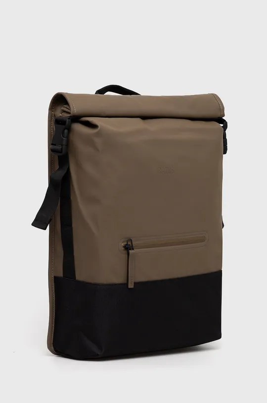 Σακίδιο πλάτης Rains 13720 Buckle Rolltop Rucksack καφέ