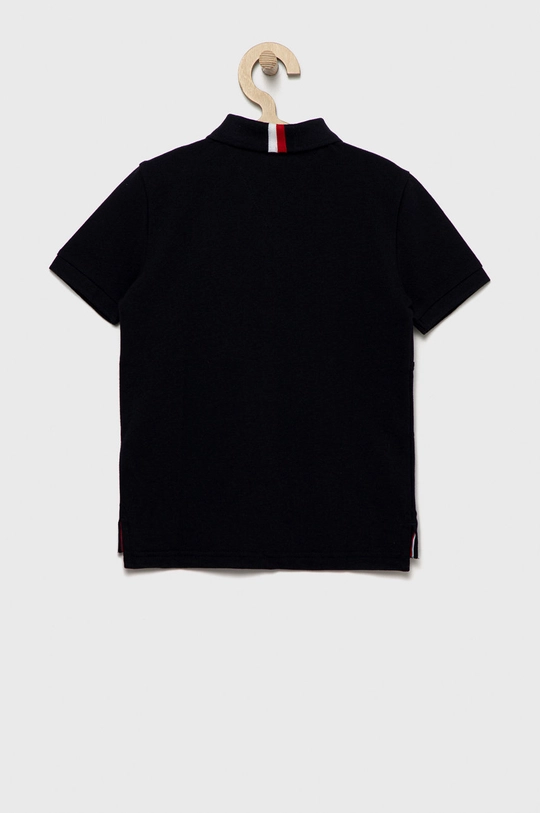 Tommy Hilfiger polo bawełniane granatowy